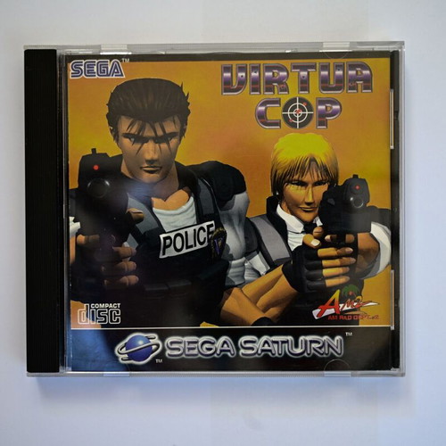 Virtua Cop Sega Saturn game like new, complete set