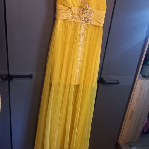 Evening dress Acne Studios yellow, like new, size L