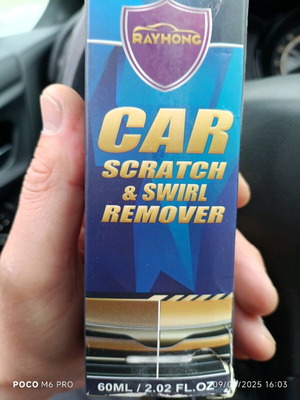 Car scratch remover 120ml new with polishing sponge