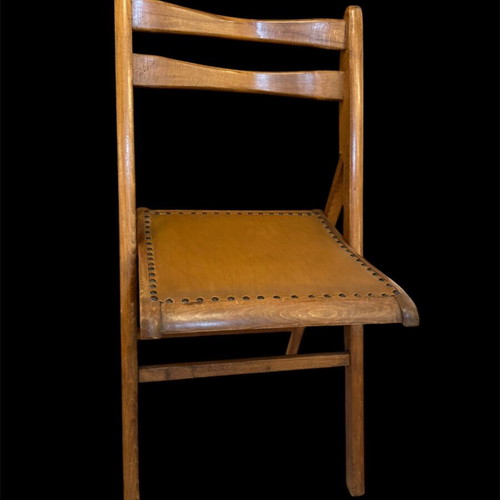 Mid Century Solid Wood Chair Greek Made used