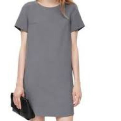 COS mini grey dress size Large viscose like new