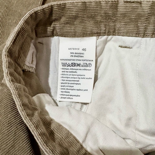 Portobellos vintage corduroy pants like new, size 46