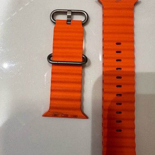 Apple Watch sport band orange