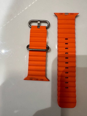 Apple Watch sport band orange
