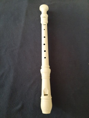 Plastic recorder flute unused