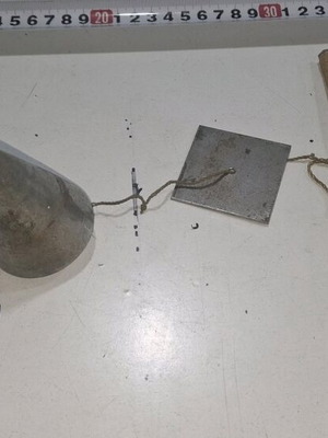 Plumb bob used for leveling