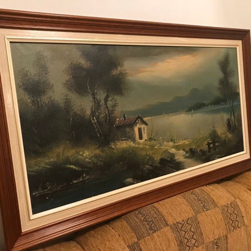 Aphrodite Karamanli oil painting landscape