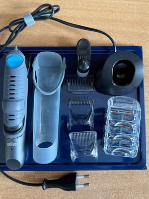 Braun Cruzer 6 body shaver used with accessories