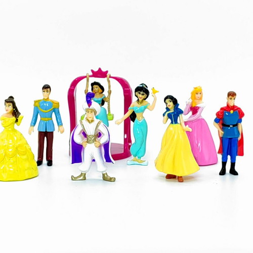 Kinder Surprise Disney Couples Princesses & Princes Figures Set like new