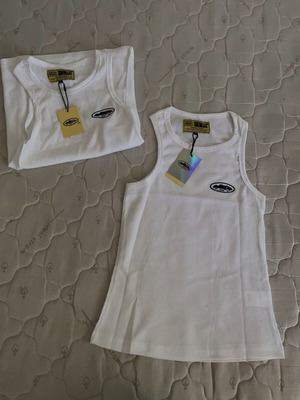 Corteiz tank top, white, size L