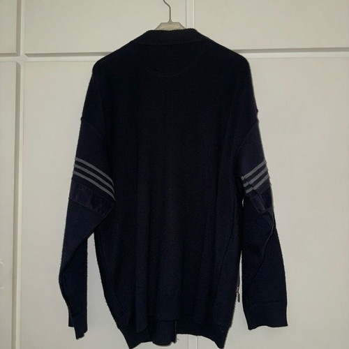 Vintage Gian Marco Sport Men's Knitted Cardigan XL Navy Blue like new