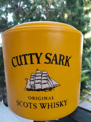 Cutty Sark Vintage Ice Bucket used, collectible bar accessory