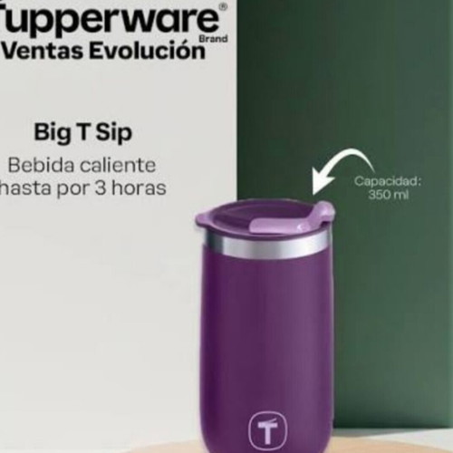 Big T Sip 350 ml Tupperware new thermal insulated cup