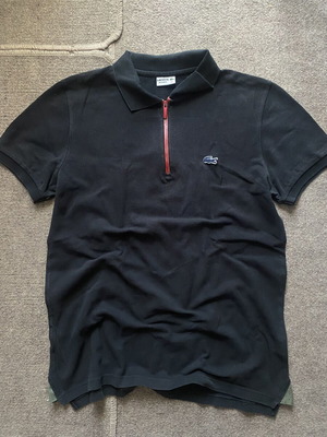 Lacoste Polo shirt black size XL like new