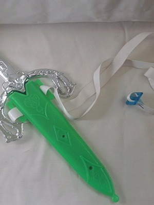 Plastic Panigyriotiko Sword like new, 1980s