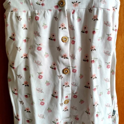 Rabbit Bear Overall with Matching Ribbon 6-9 M Like New