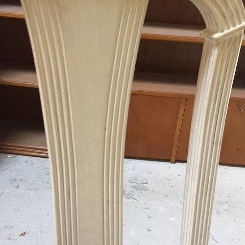 White decape chair used