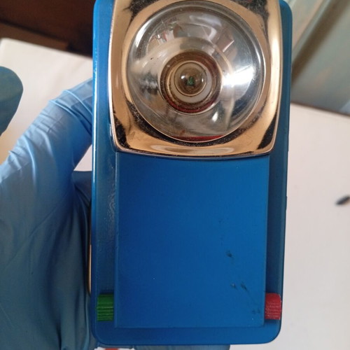 Vintage portable metal handheld flashlight like new