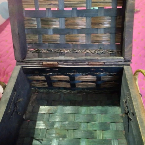 Woven basket used