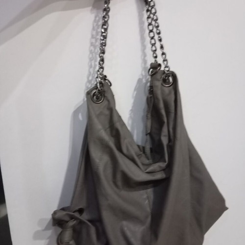 Bershka shoulder bag grey like new, large