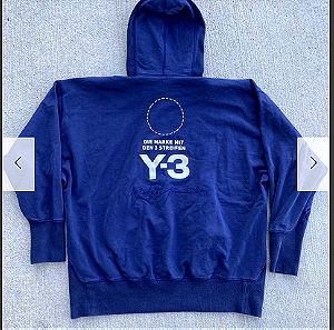 Adidas Yohji Yamamoto Y3 Navy Hoodie oversized M