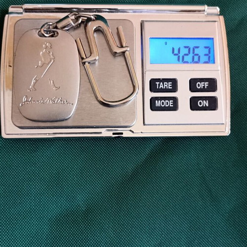 Johnnie Walker Collectible Metal Keychain Vintage Striding Man