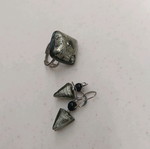 Set earrings ring used