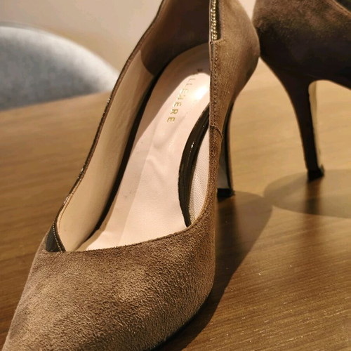Petridis heels used, brown, size 39, genuine leather