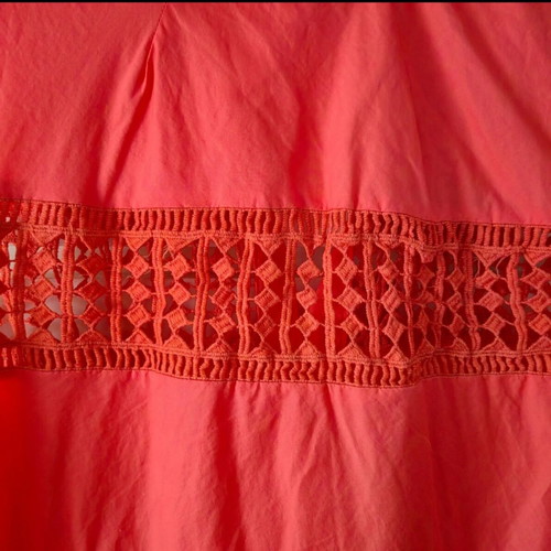 Morena Spain Sleeveless Shirt Like New, Orange