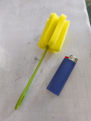 Cleaning brush for tough surfaces new