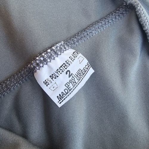 Shiny leggings used, gray, size Medium