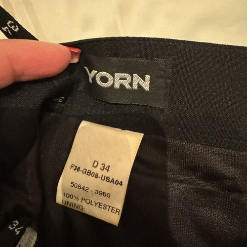 YORN Pencil Straight Skirt like new, size XS-S, black