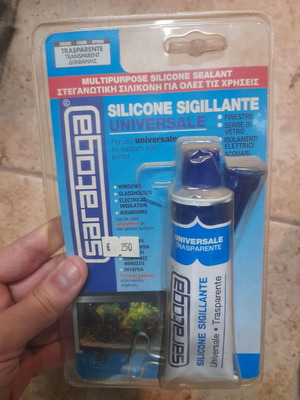 Διαφανής σιλικόνη γενικής χρήσης 60ml καινούργια