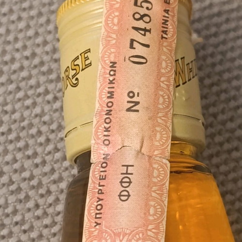 White Horse Fine Old Scotch Whisky sealed, vintage 1980s edition