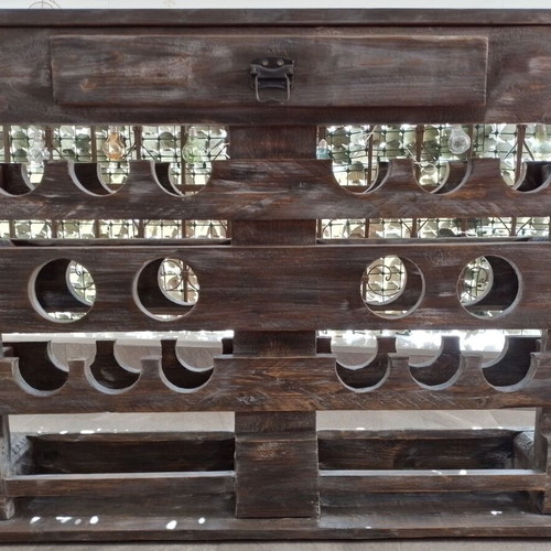 Wooden Wine Rack solid pine handmade, new, vintage style