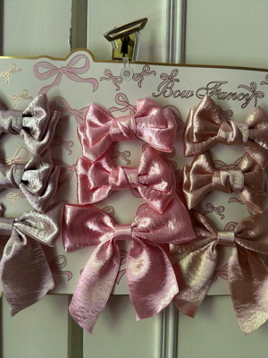 Fancy bows for girls in three colors with gift shorts TRAX Original No. 6 new