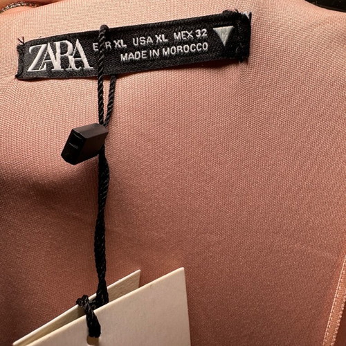 Zara pink dress new with tags XL