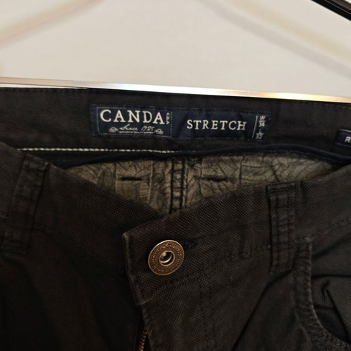 Canda (C&A) men's black stretch pants used