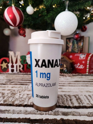 Xanax 1mg Thermos Cup new 530ml with built-in straw