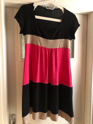 CBN Multicolor Daily Dress Short Sleeve M\L Used