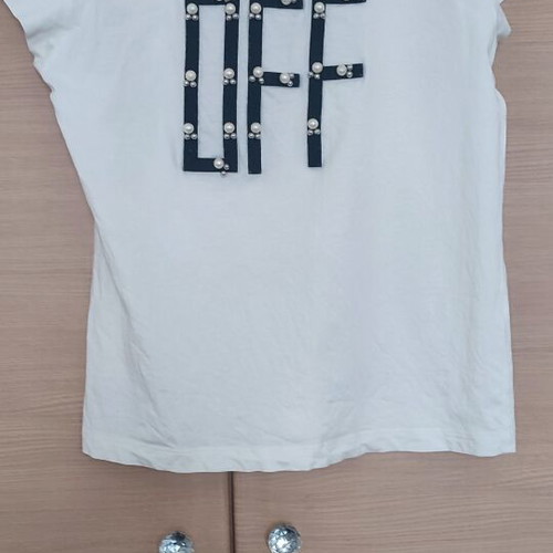 Zara T-shirt used, size M, white, set of 2