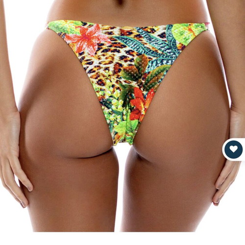 Luli Fama bikini set like new, multicolor, top medium bottom small