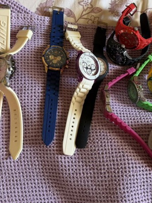 Wristwatches, set of 21, multicolor