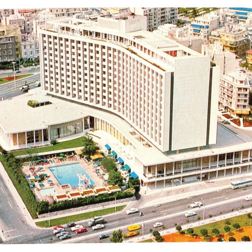 Collectible postcards used, pack of 10, Athens 1970-80
