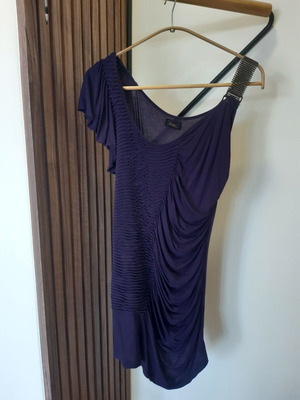 Guess long cotton top, purple
