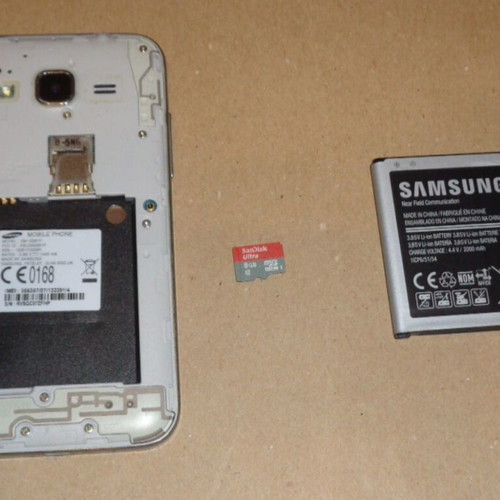 Samsung SM-G361F Galaxy Core Prime smartphone used, white, Android
