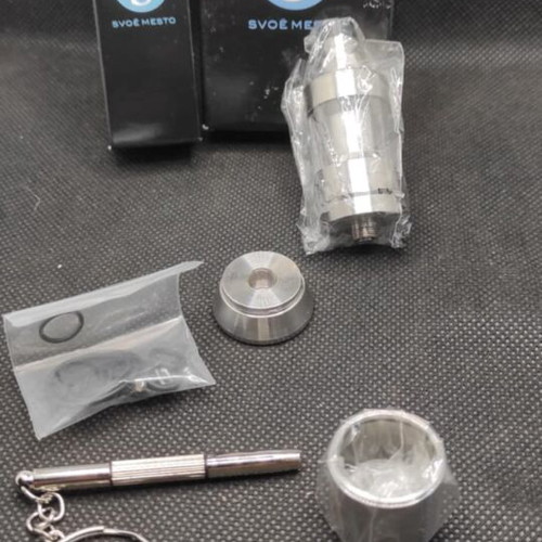Kayfun Prime SS RTA Style with Metal Tank like new