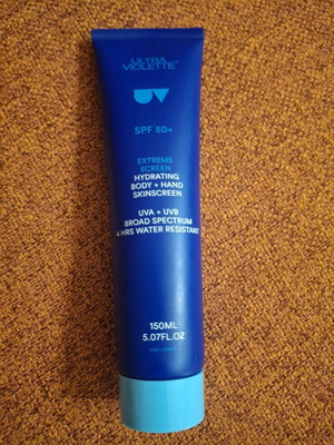 Ultra Violette Extreme Screen Hydrating Body & Hand Skinscreen SPF 50+ nearly new