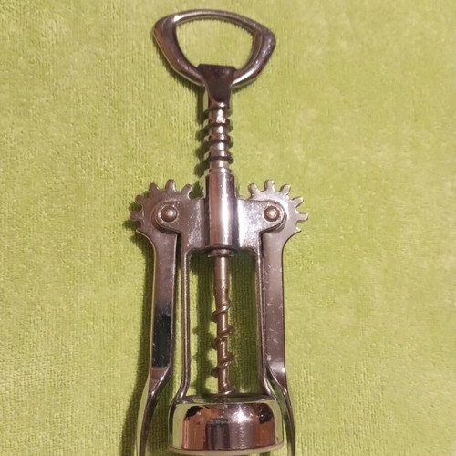 Classic metal corkscrew like new with double lever