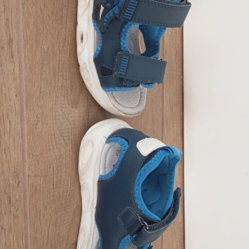 Zak shoes sandals with lights, size 26, blue